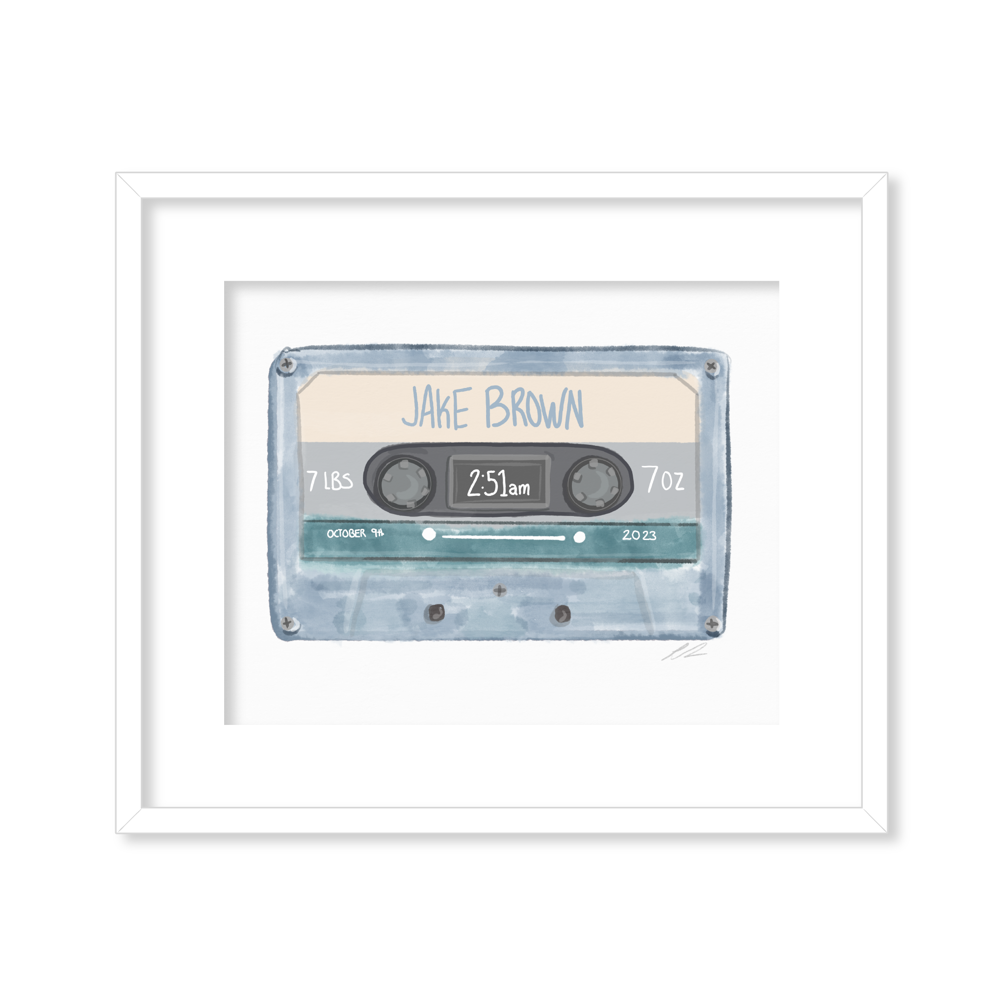 Cassette, Blue