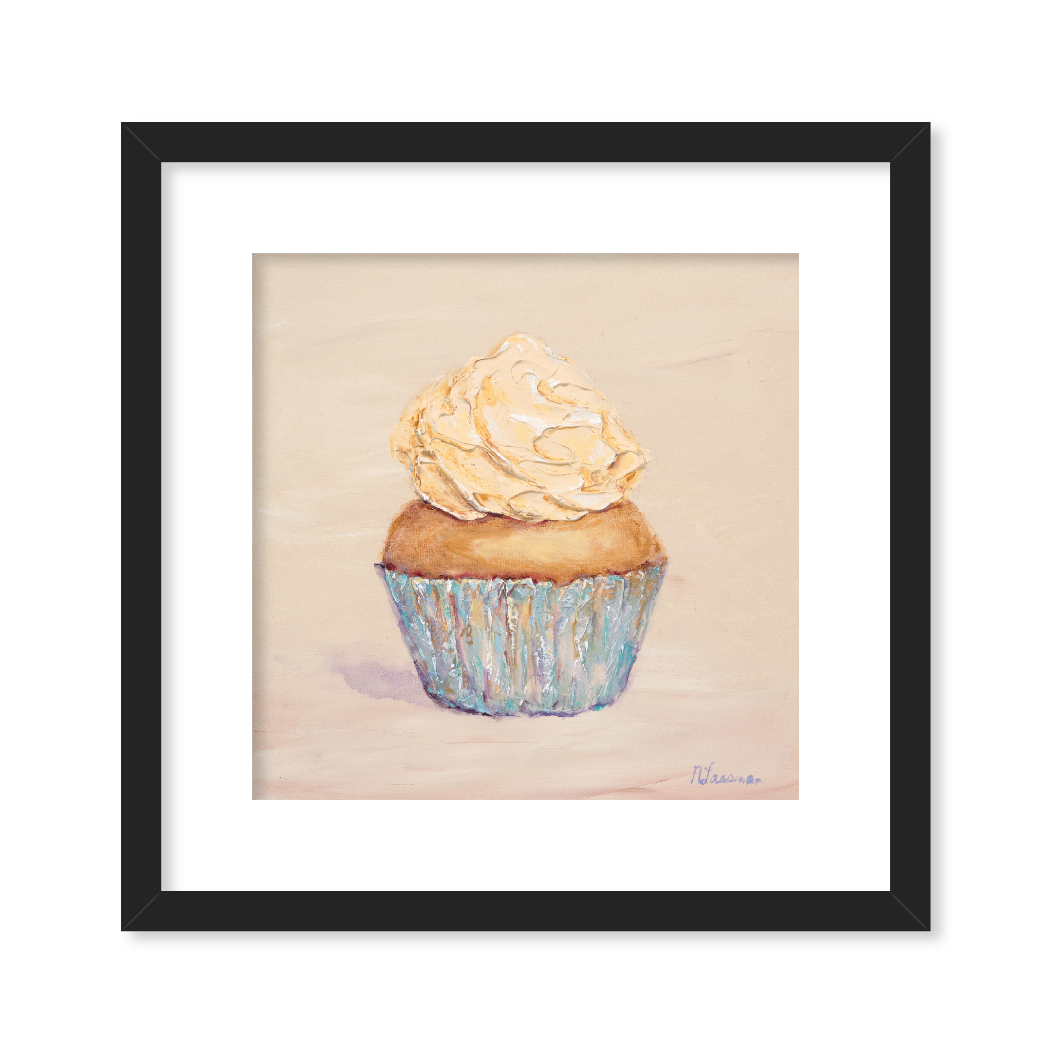 Sweet Yellow Cupcake