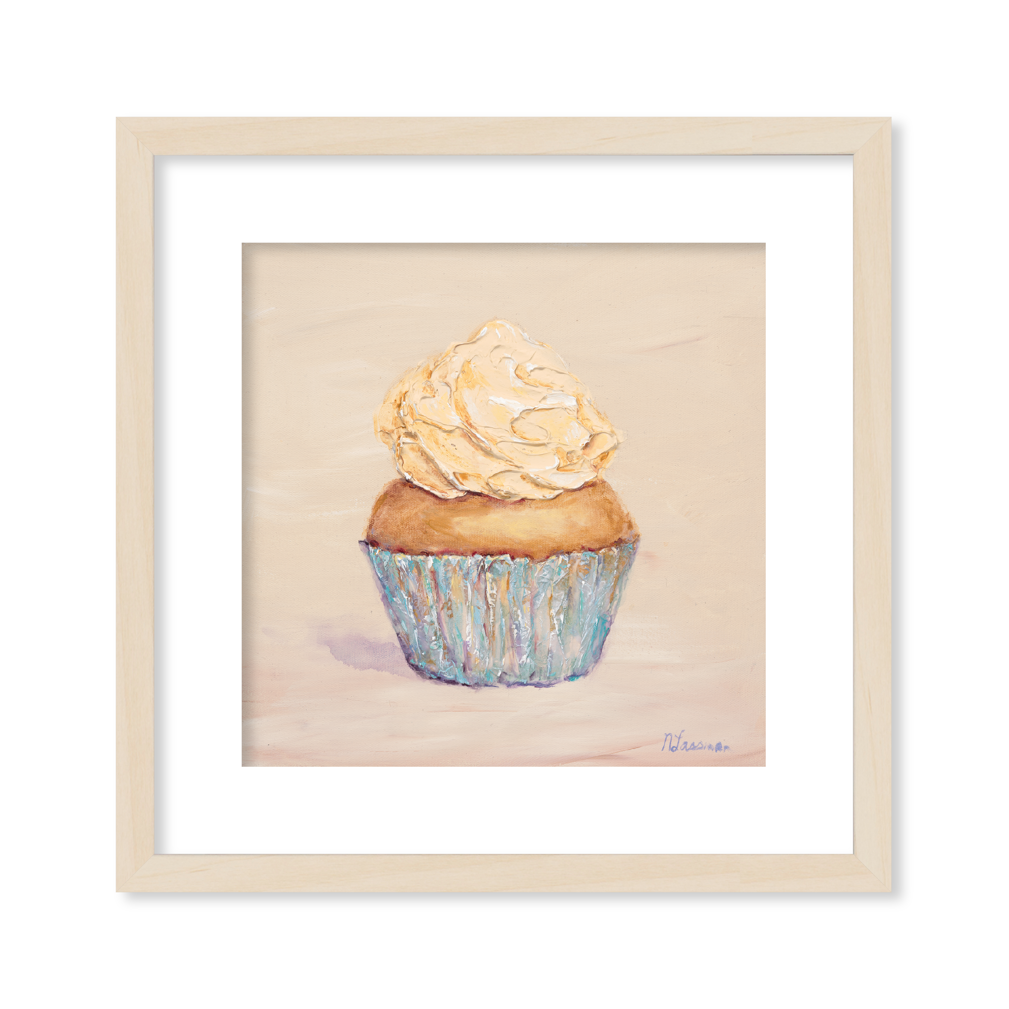 Sweet Yellow Cupcake